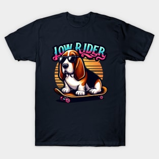 Low Rider Basset Hound T-Shirt